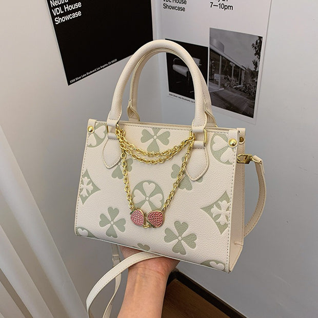 Women's Large Capacity Crossbody Bag - Genuine Foldable Shoulder Bag/Handbag with Zipper Closure, Elegant nd Soft Pink/Black/Style, Chain Metal ccessories - Suitable for Daily Use, Formal Occasions, Perfect for Women, Hallowe