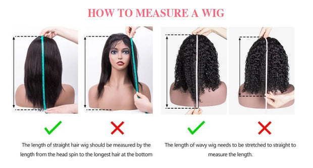 13x4 HD Lace Front Wigs Human Hair 180 Density Straight HD Lace Frontal Wigs Pre Plucked with Baby Hair Hairline