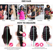 HD Lace Frontal Human Hair Wigs PreBleached Knots Preplucked Straight Lace Front Wigs For Women Brazilian Wigs On Sale ISEE Hair