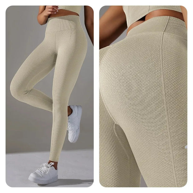 Gym Leggings Women Yoga Clothes Pants Women's Sportswear Yoga Woman Clothing Workout High Waist Tights Training Fitness Pants