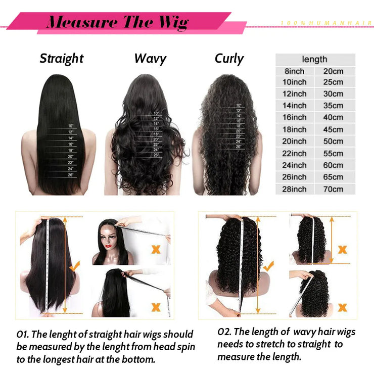 250% 13x6 Hd Frontal Body Wave Human Hair Pre-plucked Lace Brazilian Remy Straight Wave With Hd 13x4 Front Wig