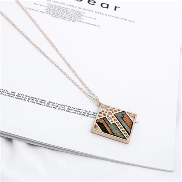 circular necklace, square, metal, multilayer, hip hop, long chain, cool, simple necklace, ladies and gentleman, jewelry, gifts