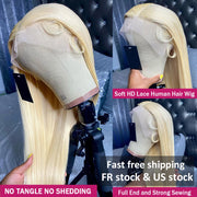 613 Hd Lace Frontal Wig 13X6 Blonde Lace Front Wig 13X4 Bone Straight Lace Front Wigs Human Hair Hd Lace Wig 13X6 Human Hair