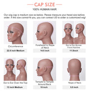 HD 13x4 Reddish Brown Body Wave Lace Frontal Human Hair Wigs Water Wave Brazilian Pre Plucked 13x6 Lace Front Wig For Women