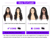 400 Density Glueless Wig Human Hair Bouncy Curly 36Inch HD Lace Frontal Wig For Women Super Double Drawn 13x6 HD Lace Front Wig