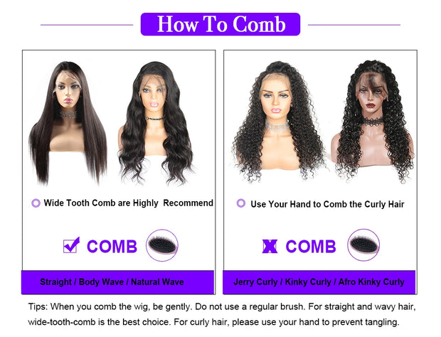 400 Density Glueless Wig Human Hair Bouncy Curly 36Inch HD Lace Frontal Wig For Women Super Double Drawn 13x6 HD Lace Front Wig