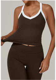 Yoga Sports Underwear Women Breathable Shock Proof Gym Workout Fitness Push Up Top High Support Yoga Running Active Vest Bra