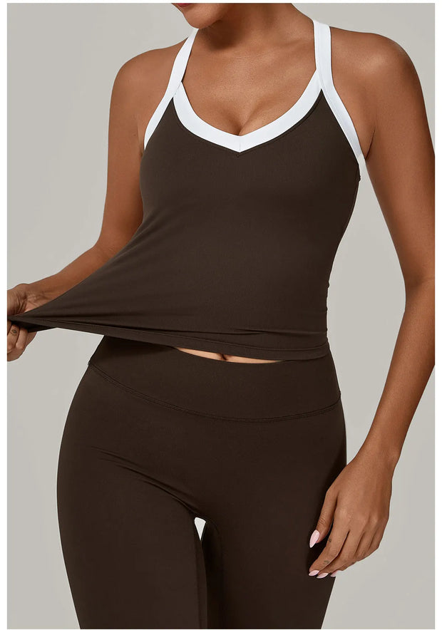 Yoga Sports Underwear Women Breathable Shock Proof Gym Workout Fitness Push Up Top High Support Yoga Running Active Vest Bra