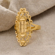 Rings for Women Gold Color Fashion Jewelry Rings Woman Girl,Wholesale Arab Jewelry Symbol of Wealth