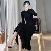 Dresses for Women Black Evening Clothes Knitted Sexy Daring Robe White Woman Dress Pink Maxi Long Crochet Retro Cotton Vintage