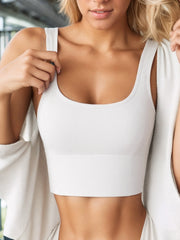 Breathable Sports Bra  Crop Tops for Women Seamless Wire Free Comfortable Sexy Padded Support Yoga Workout Sports Cropped Tops