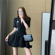 Dresses for Women 2025 Woman Dress Short Mini Black Clothes Korean Style Chic and Elegant Pretty X Sensual Sexy Y2k Fashion Sale
