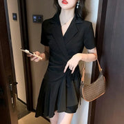Dresses for Women 2025 Woman Dress Short Mini Black Clothes Korean Style Chic and Elegant Pretty X Sensual Sexy Y2k Fashion Sale