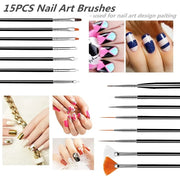 Nails Things Brushes For Manicure Set Nails Art Accessories Tools Kits Nail Supplies For Professionals Manicure Set