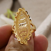 Rings for Women Gold Color Fashion Jewelry Rings Woman Girl,Wholesale Arab Jewelry Symbol of Wealth