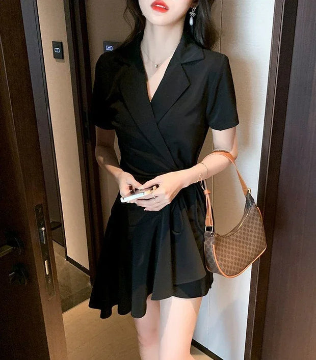 Dresses for Women 2025 Woman Dress Short Mini Black Clothes Korean Style Chic and Elegant Pretty X Sensual Sexy Y2k Fashion Sale