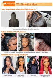 HD Lace Wig 13x6 Human Hair Body Wave Human Hair Wigs 13X4 Lace Front Human Hair Wig 150% Pre Plucked Body Wave Wigs Human Hair