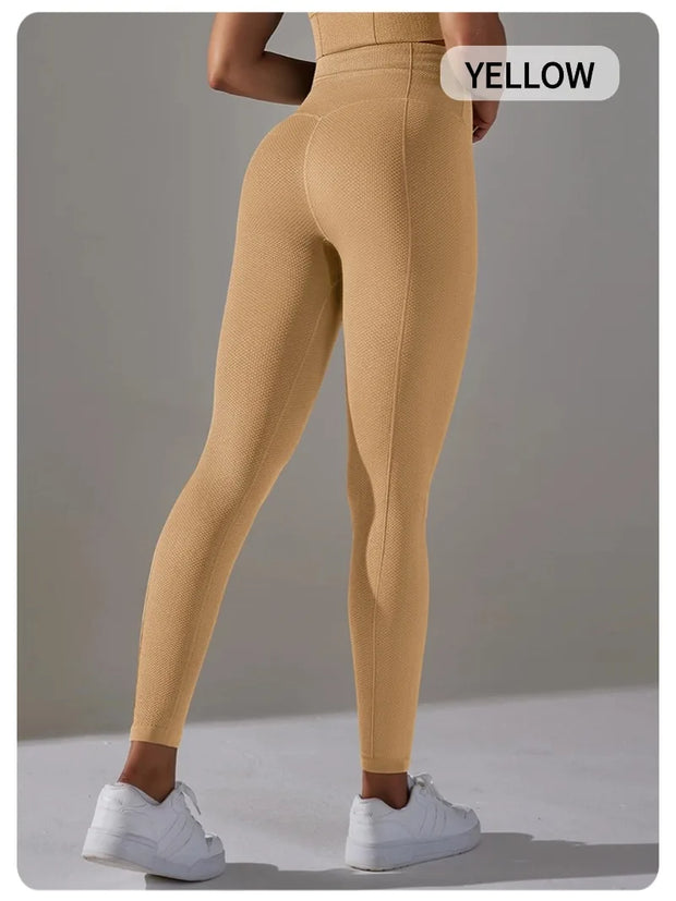 Gym Leggings Women Yoga Clothes Pants Women's Sportswear Yoga Woman Clothing Workout High Waist Tights Training Fitness Pants