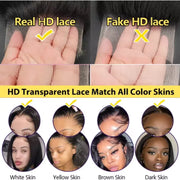 HD 13x6 13x4 Lace Frontal Wigs 100% Raw Vietnamese Chocolate Brown Straight Virgin Hair Pre Plucked Lace Front Human Hair Wigs