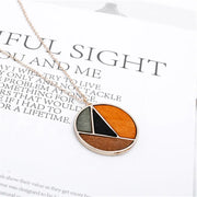 circular necklace, square, metal, multilayer, hip hop, long chain, cool, simple necklace, ladies and gentleman, jewelry, gifts