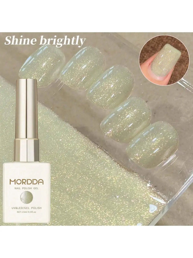MORDDA 1Pc Glamorous Spring Nails Seasonal Nail Art Nail Gel Polish Soaking UV LED Nail Gel Salon Female Nail Art Tools