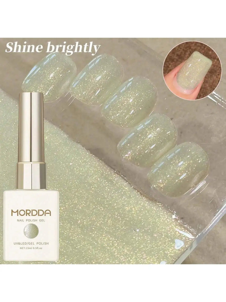MORDDA 1Pc Glamorous Spring Nails Seasonal Nail Art Nail Gel Polish Soaking UV LED Nail Gel Salon Female Nail Art Tools