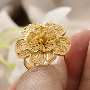 Rings for Women Gold Color Fashion Jewelry Rings Woman Girl,Wholesale Arab Jewelry Symbol of Wealth