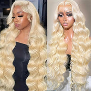 13x6 HD Lace Front Wig 613 Blonde Body Wave Hair Wig 13x4 HD Transparent Lace Wigs 100% Human Hair 4x4 5x5 HD Lace Closure Wig