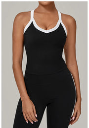 Yoga Sports Underwear Women Breathable Shock Proof Gym Workout Fitness Push Up Top High Support Yoga Running Active Vest Bra