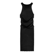 Dresses for Women  Elegant Sexy Sleeveless  Back Textured Mini Skinny Dress New Fashion Summer Casual PTKPCC