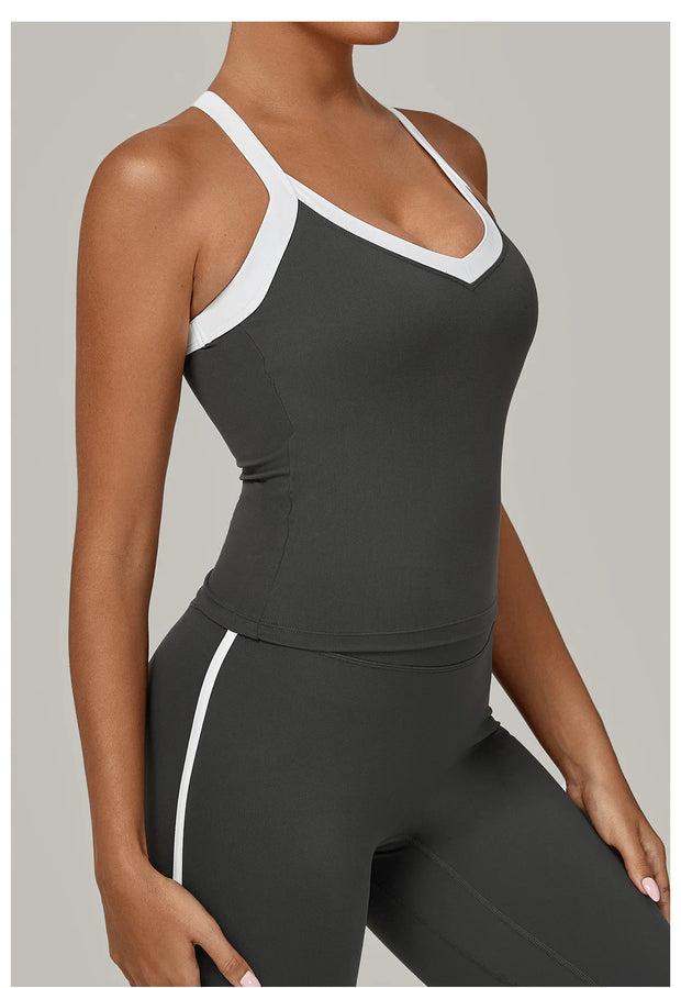 Yoga Sports Underwear Women Breathable Shock Proof Gym Workout Fitness Push Up Top High Support Yoga Running Active Vest Bra