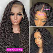 42 Inch Curly wigs Deep Wave Frontal Wig 13x6 Hd Lace Frontal Wig Brazilian Pre Plucked Glueless 13x4 Human Hair Wigs For Women