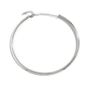 Elegant Simple Chunky Circle Torques Necklace for Women Trendy Choker Collar 2023 Fashion Jewelry on the Neck Accessories Female
