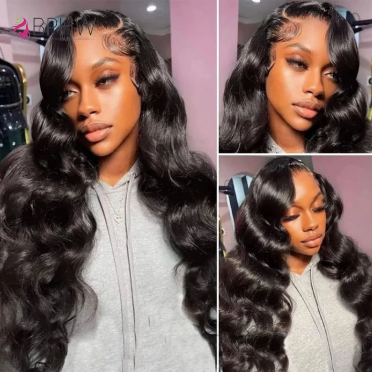 High Density 30 Inch 13x4 Lace Front Wig Body Wave HD Lace Frontal Human Hair Wig 200 Density 4x4 Loose Wave Closure Wig BPHW