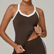 Yoga Sports Underwear Women Breathable Shock Proof Gym Workout Fitness Push Up Top High Support Yoga Running Active Vest Bra