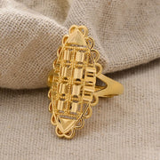 Rings for Women Gold Color Fashion Jewelry Rings Woman Girl,Wholesale Arab Jewelry Symbol of Wealth