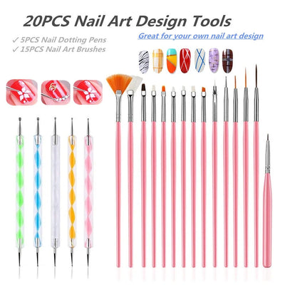 Nails Things Brushes For Manicure Set Nails Art Accessories Tools Kits Nail Supplies For Professionals Manicure Set