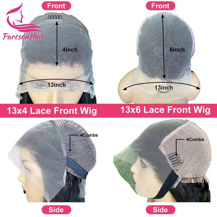 Real HD 13x4 Lace Front Human Hair Wigs For Women Deep Wave Brazilian Pre-Plucking 13x6 HD Swiss Lace Frontal Wig Human Hair