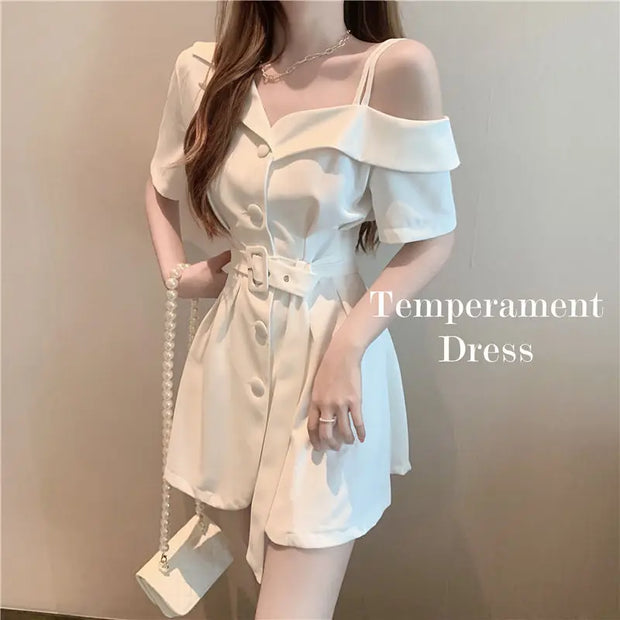 Dresses for Women 2025 Silk Clothes Formal Occasion Blazer Woman Dress Satin Chiffon Mini Short Sensual Sexy One-piece New In X
