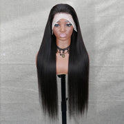 13x4 HD Lace Front Wigs Human Hair 180 Density Straight HD Lace Frontal Wigs Pre Plucked with Baby Hair Hairline
