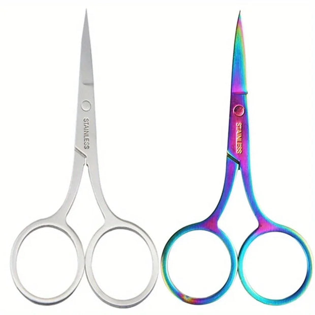 Nails Art Scissor Makeup Eyebrow Eyelash Trimmer Facial Hair Remover Manicure Scissor Nail Cuticle Tool Accessories Scissors