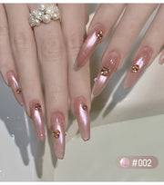 MORDDA 9 Colors Cat's Eye Magnetic Nail Gel Soaking UV LED Gel Salon Female Nail Art Tools Fashion Holographic Nail Art