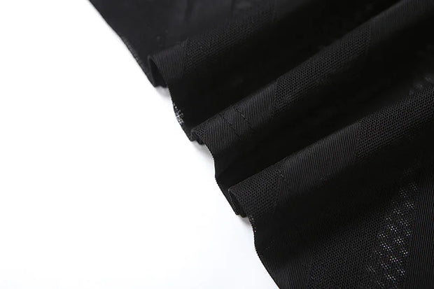 Black Evening Dresses For Women Clothing Backless Vestidos Elegantes Para Mujer See Through Sexi Night Dress Hot Club Outfit