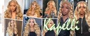 13x4 13x6 360 HD Transparent 613 Honey Blonde Color Lace Front Human Hair Wigs for Women Raw Brazilian Wavy Lace Frontal Wig