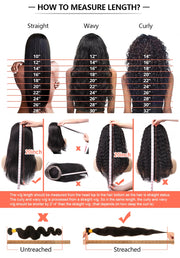 13*6 HD Lace Frontal Wig Human Hair Wigs Curly Wig Full Lace Front Water Wave HD Transparent Lace Frontal Wig 5*5 HD Closure Wig