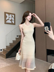 Dresses for Women Black SMidi Woman Dress Party Evening Night Club Prom Casual Youth G Fashion Summer 2025 Retro Sensual Sexy X