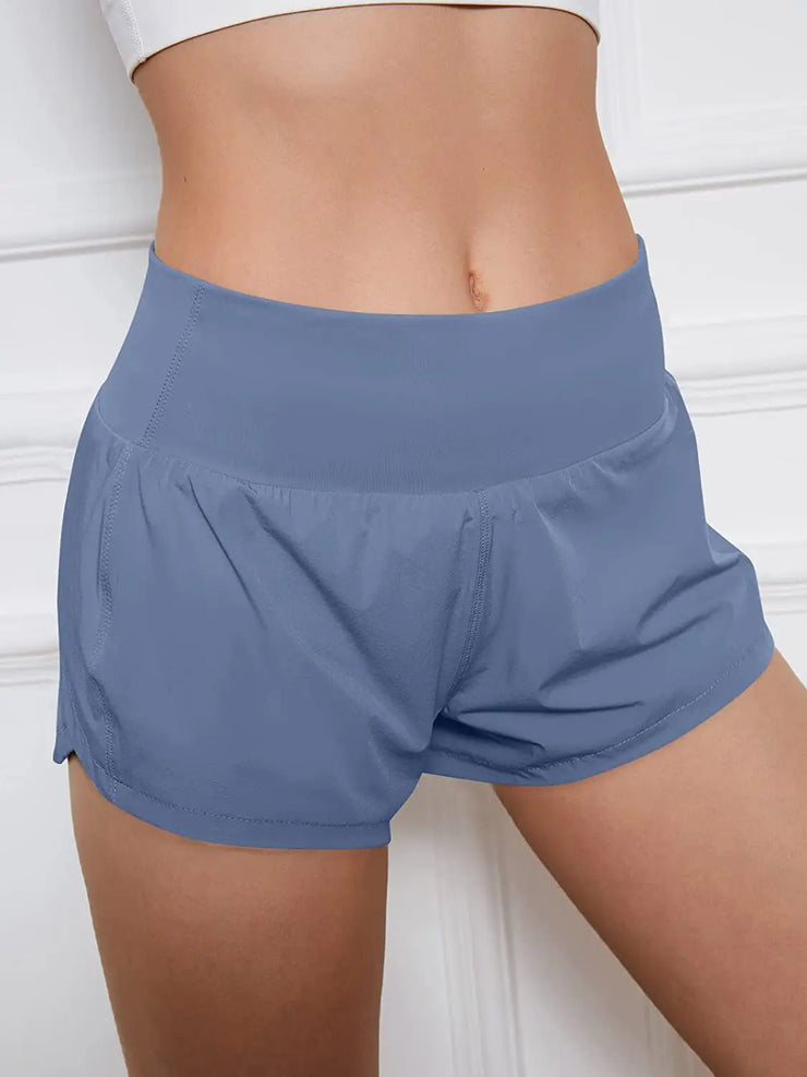 Gym Yoga Wear Sport High Waist Short Pocket Run Women Sportswear Fitness Outfi Push Up Quick Drying Summer Cycling Clothing Pink