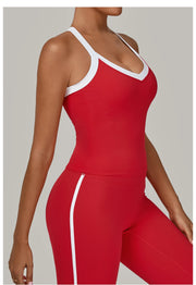 Yoga Sports Underwear Women Breathable Shock Proof Gym Workout Fitness Push Up Top High Support Yoga Running Active Vest Bra