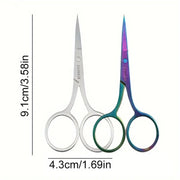 Nails Art Scissor Makeup Eyebrow Eyelash Trimmer Facial Hair Remover Manicure Scissor Nail Cuticle Tool Accessories Scissors