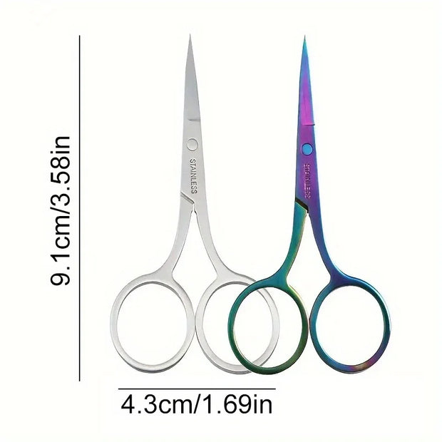 Nails Art Scissor Makeup Eyebrow Eyelash Trimmer Facial Hair Remover Manicure Scissor Nail Cuticle Tool Accessories Scissors